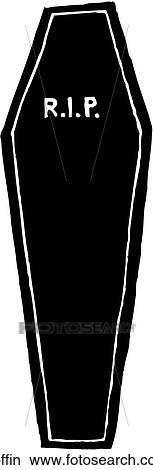 Coffin View Large Clip Art Graphic Clipart - Coffin. Fotosearch