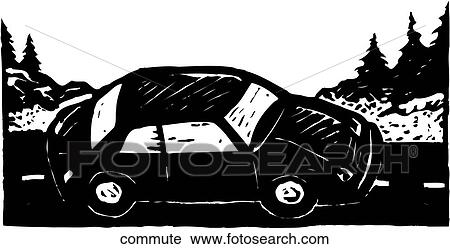 Clipart - Commute. Fotosearch