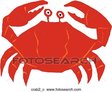Clipart - Crab 2. Fotosearch
