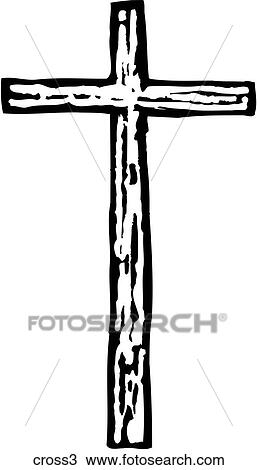 Cross 3 View Large Clip Art Graphic Clipart - Cross 3. Fotosearch