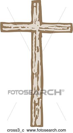 Cross 3 View Large Clip Art Graphic Clipart - Cross 3. Fotosearch