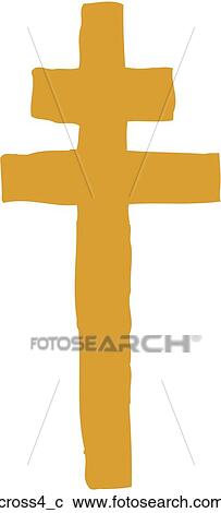 Cross 4 View Large Clip Art Graphic Clipart - Cross 4. Fotosearch