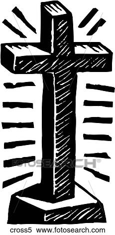 Cross 5 View Large Clip Art Graphic Clipart - Cross 5. Fotosearch