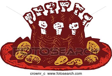Clipart - Crown Roast. Fotosearch