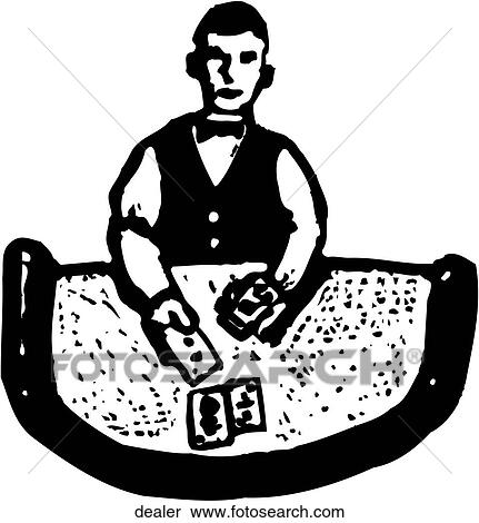 Dealer View Large Clip Art Graphic Clipart - Dealer. Fotosearch
