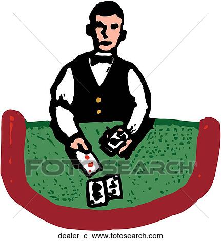 Dealer View Large Clip Art Graphic Clipart - Dealer. Fotosearch
