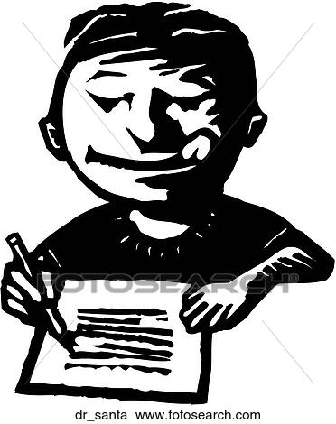 Clipart - Dear Santa. Fotosearch