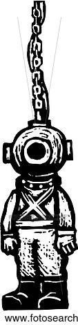 Diver View Large Clip Art Graphic Clipart - Diver. Fotosearch