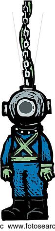 Diver View Large Clip Art Graphic Clipart - Diver. Fotosearch