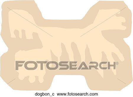 Dog Bone View Large Clip Art Graphic Clipart - Dog Bone. Fotosearch