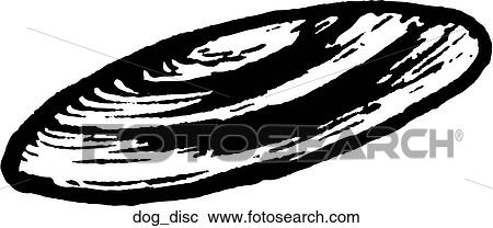 Dog Disc View Large Clip Art Graphic Clipart - Dog Disc. Fotosearch