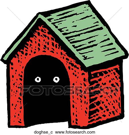 Clipart - Doghouse. Fotosearch