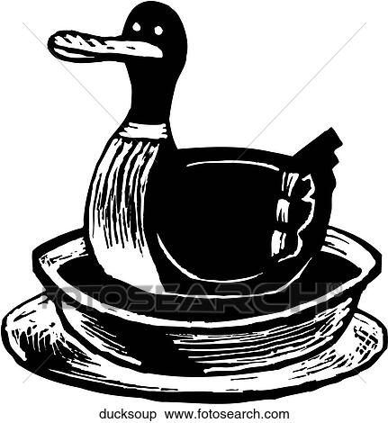 Duck Soup View Large Clip Art Graphic Clipart - Duck Soup. Fotosearch