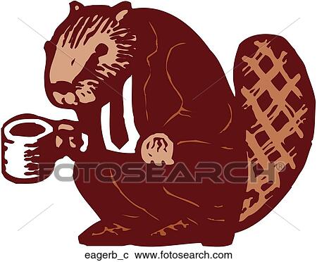 Eager Beaver View Large Clip Art Graphic Clipart - Eager Beaver. Fotosearch