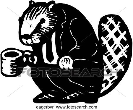 Eager Beaver View Large Clip Art Graphic Clipart - Eager Beaver. Fotosearch