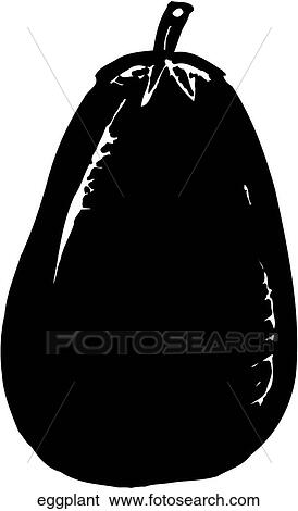 Eggplant View Large Clip Art Graphic Clip Art - Eggplant. Fotosearch