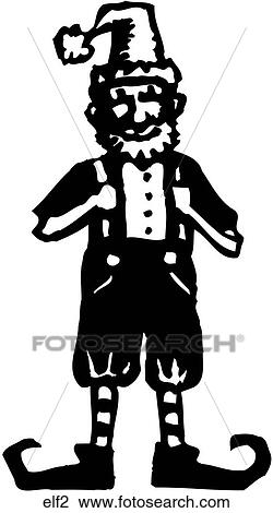 Elf 2 View Large Clip Art Graphic Clipart - Elf 2. Fotosearch