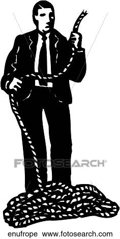 Clipart - Enough Rope. Fotosearch