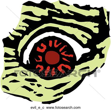 Evil Eye View Large Clip Art Graphic Clipart - Evil Eye. Fotosearch