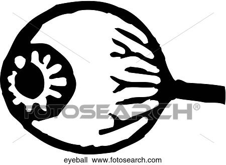 Eyeball View Large Clip Art Graphic Clipart - Eyeball. Fotosearch