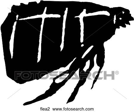 Flea 2 View Large Clip Art Graphic Clipart - Flea 2. Fotosearch