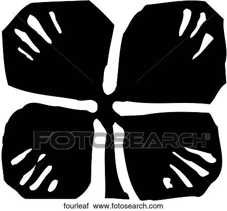 Four Leaf Clover View Large Clip Art Graphic Clipart - Four Leaf Clover. Fotosearch