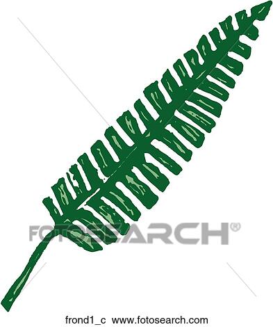 Frond 1 View Large Clip Art Graphic Clipart - Frond 1. Fotosearch