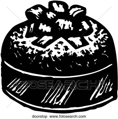 Fruitcake View Large Clip Art Graphic Clipart - Fruitcake. Fotosearch