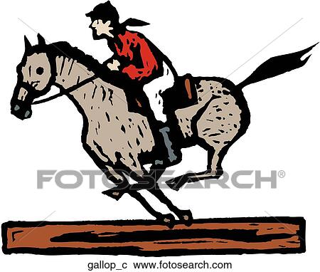 Clipart - Gallop. Fotosearch