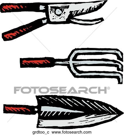 Clipart - Garden Tools. Fotosearch
