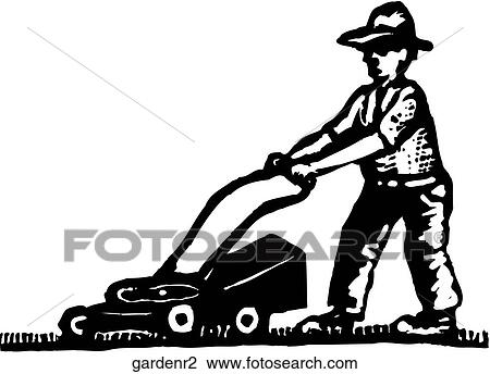 Gardener View Large Clip Art Graphic Clipart - Gardener. Fotosearch