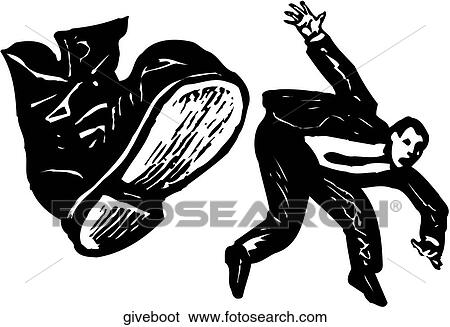 Give Boot Clip Art giveboot Fotosearch