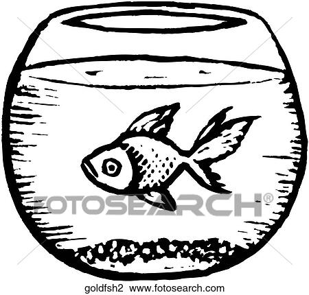 Clipart - Goldfish. Fotosearch