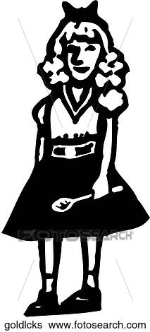 Clip Art - Goldilocks. Fotosearch