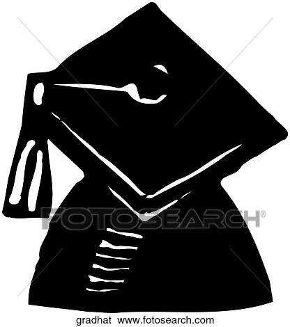 Graduation Hat View Large Clip Art Graphic Clip Art - Graduation Hat. Fotosearch