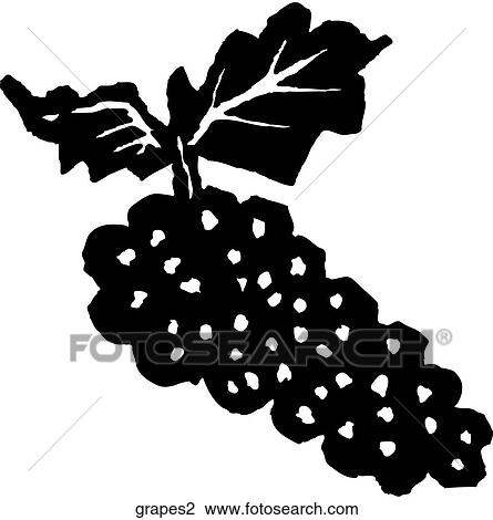 Clipart - Grapes 2. Fotosearch