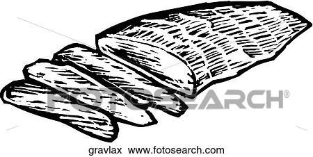 Clip Art - Gravlax. Fotosearch