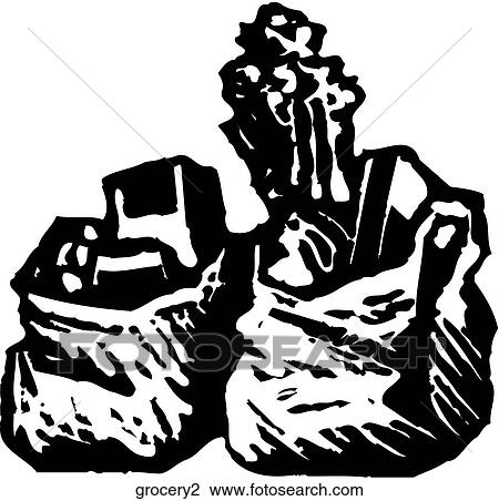 Grocery 2 View Large Clip Art Graphic Clipart - Grocery 2. Fotosearch