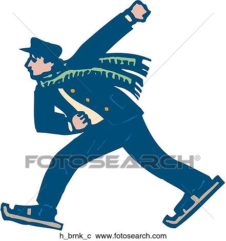 Clipart - Hans Brinker. Fotosearch