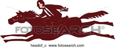 Clipart - Head Off. Fotosearch