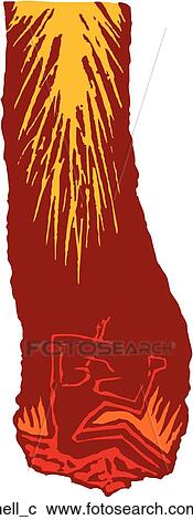 Hell View Large Clip Art Graphic Clipart - Hell. Fotosearch