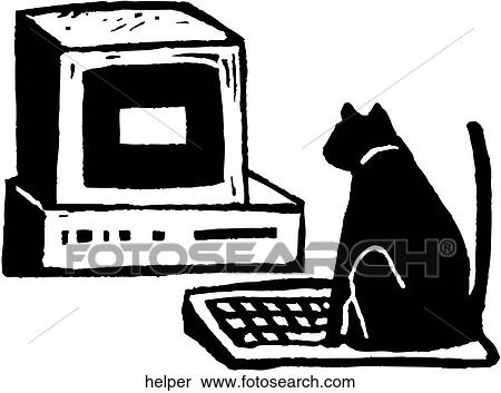 Clipart - Helper. Fotosearch