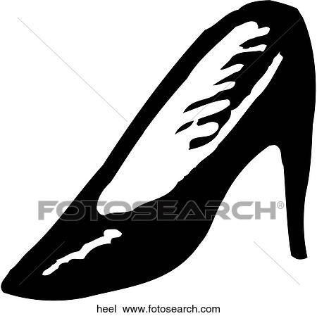 High Heel View Large Clip Art Graphic Clipart - High Heel. Fotosearch