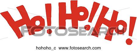 Clipart - Ho Ho Ho. Fotosearch