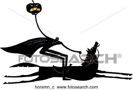Horse Man View Large Clip Art Graphic Clipart - Horse Man. Fotosearch