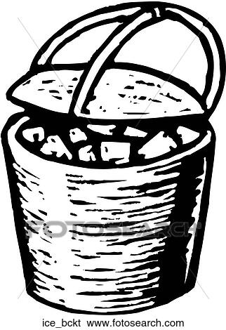 Ice Bucket View Large Clip Art Graphic Clip Art - Ice Bucket. Fotosearch