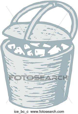 Clipart - Ice Bucket. Fotosearch