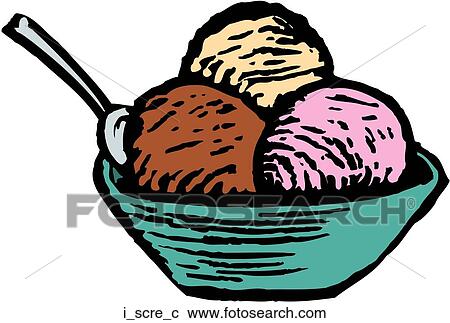Ice Cream View Large Clip Art Graphic Clipart - Ice Cream. Fotosearch