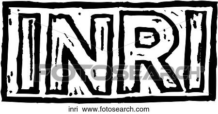 INRI View Large Clip Art Graphic Clipart - INRI. Fotosearch