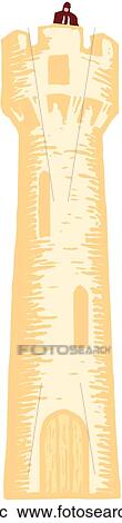 Ivory Tower View Large Clip Art Graphic Clipart - Ivory Tower. Fotosearch